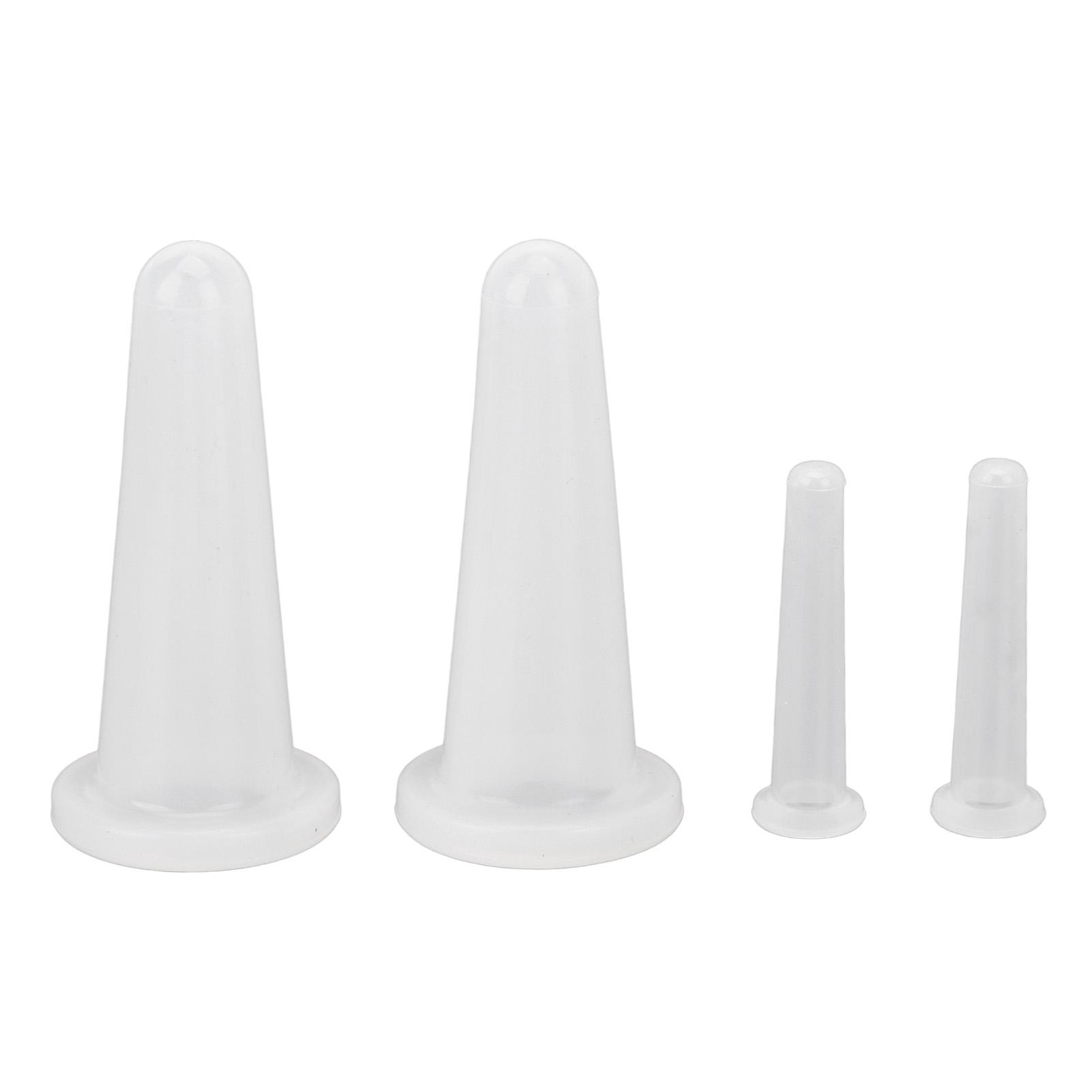 Cupping Therapy Set - Facial Cupping Set 4pcs Silicone Massage