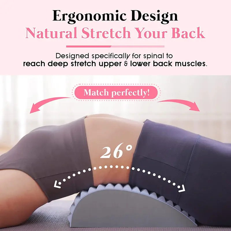 Back Stretcher Lumbar - Lower Back Pain Relief Treatment Stretcher