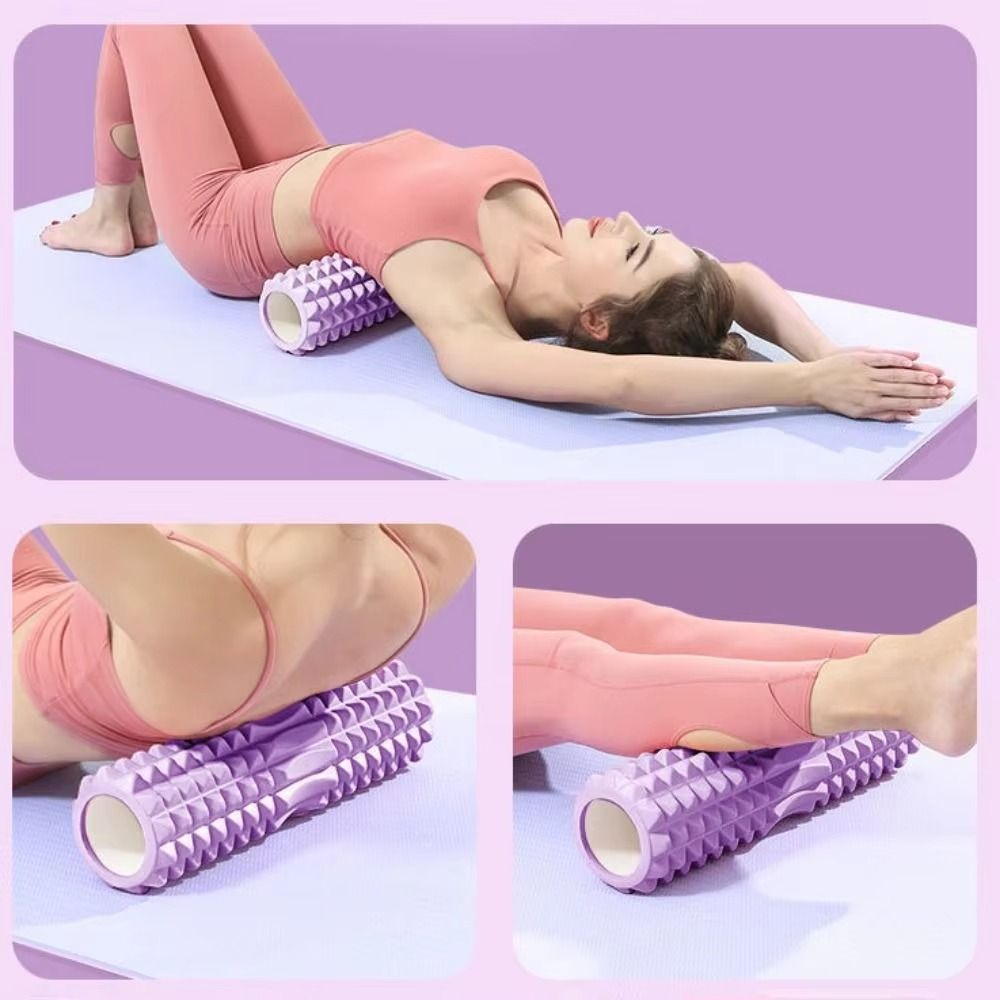 EVA Foam Fitness Back Roll Tri - Foam Roller Trigger Point review and price