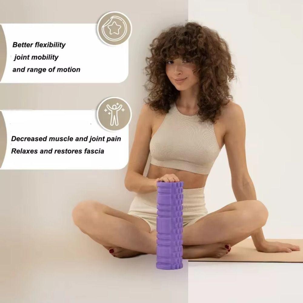 EVA Foam Fitness Back Roll Tri - Foam Roller Trigger Point review and price