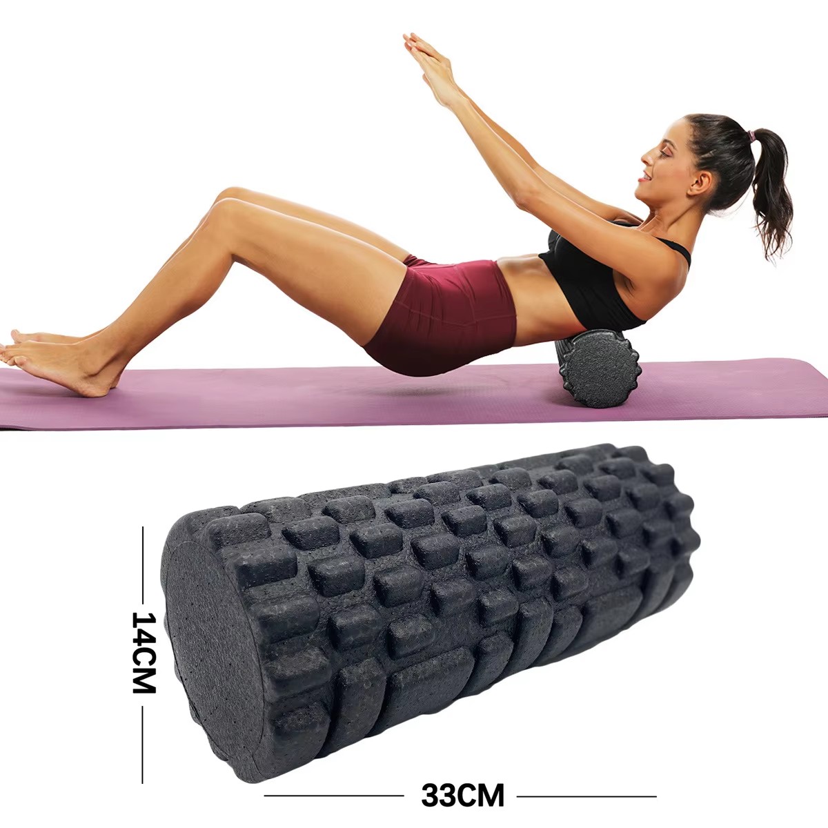 30/33cm Fitness Foam Roller Yo - Foam Roller Trigger Point review and price