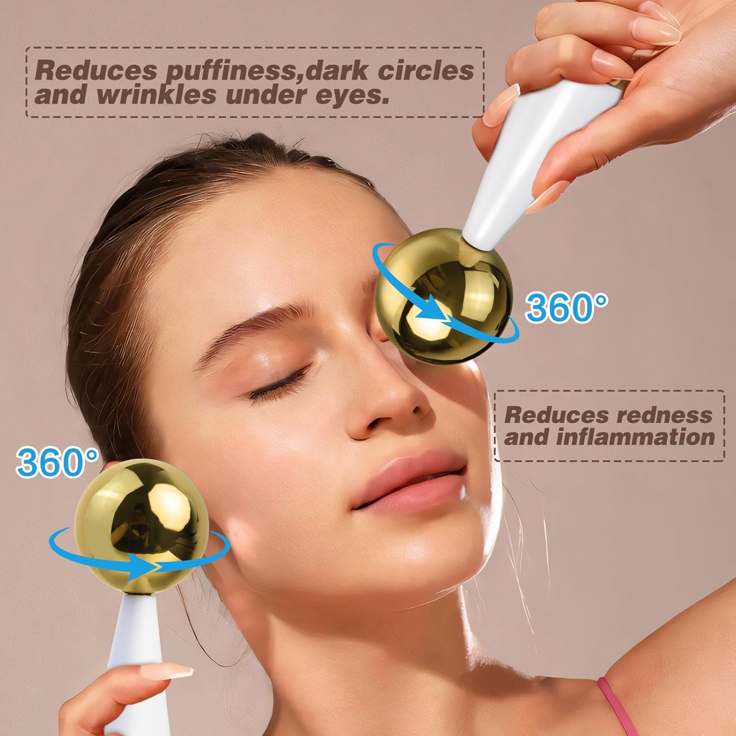 Ice Globes for Face Eyes Steel - Ice Roller Face Cold review and price