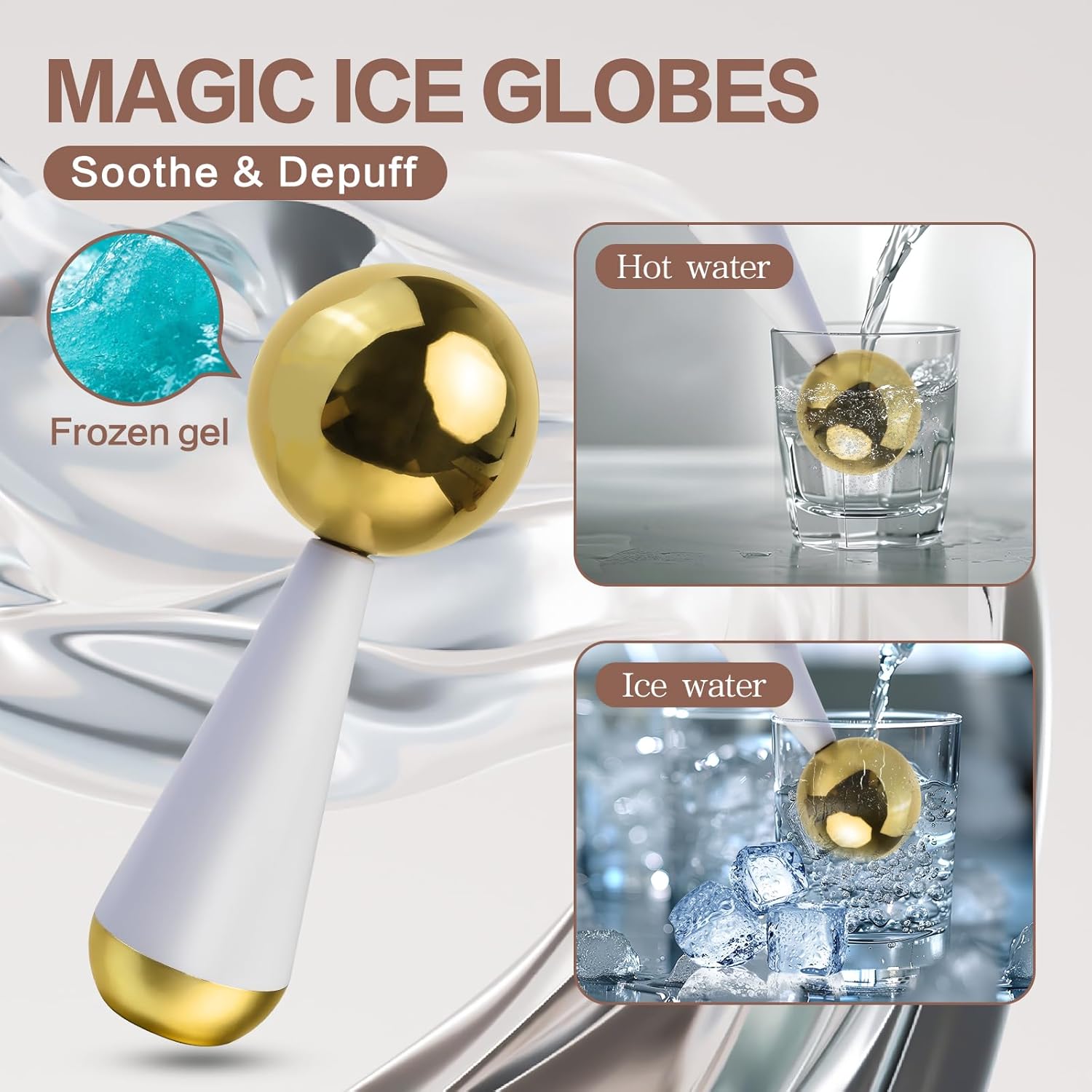 Ice Globes for Face Eyes Steel - Ice Roller Face Cold review and price