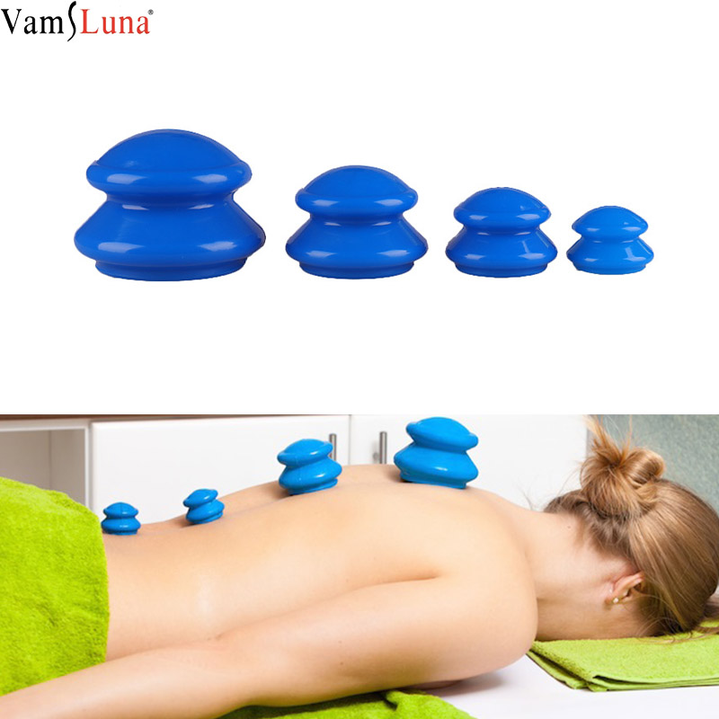 4Pcs Anti Cellulite Vacuum Sil - Cupping Therapy Set review and price
