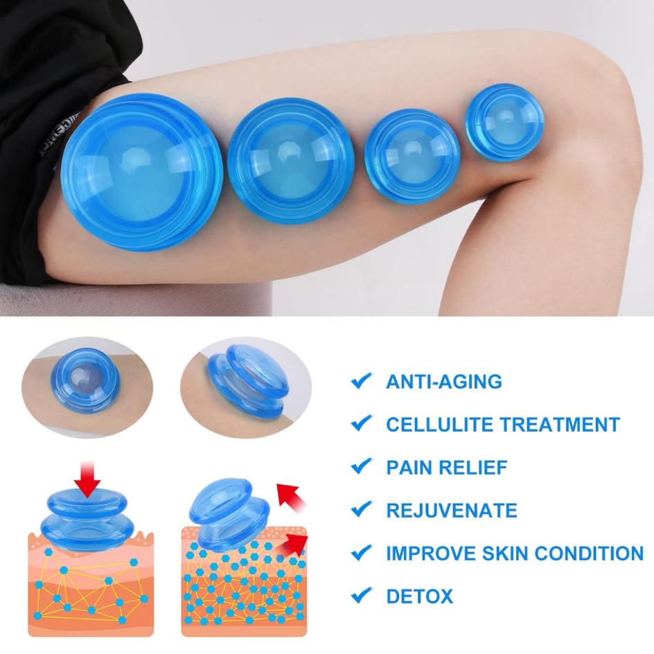 3Pcs Silicone Massage Cupping  - Cupping Therapy Set review and price