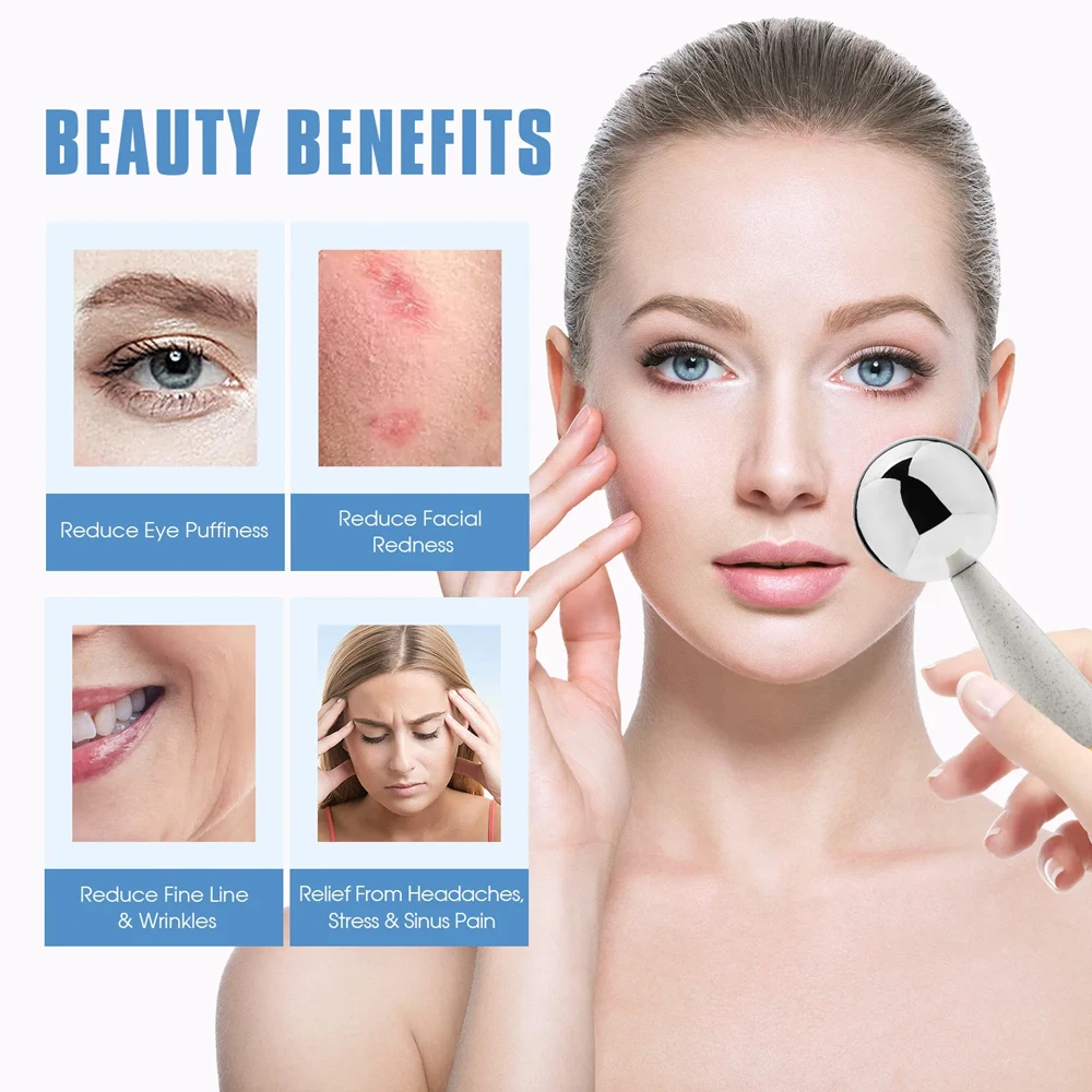 Ice Globes for Facials 360 Rot - Ice Roller Face Cold review and price
